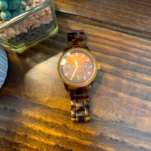 SALE!! Michael Kors Tortoise Shell Watch